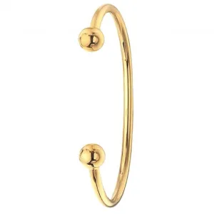 9CT Yellow Gold Men's Torc Bangle BN119