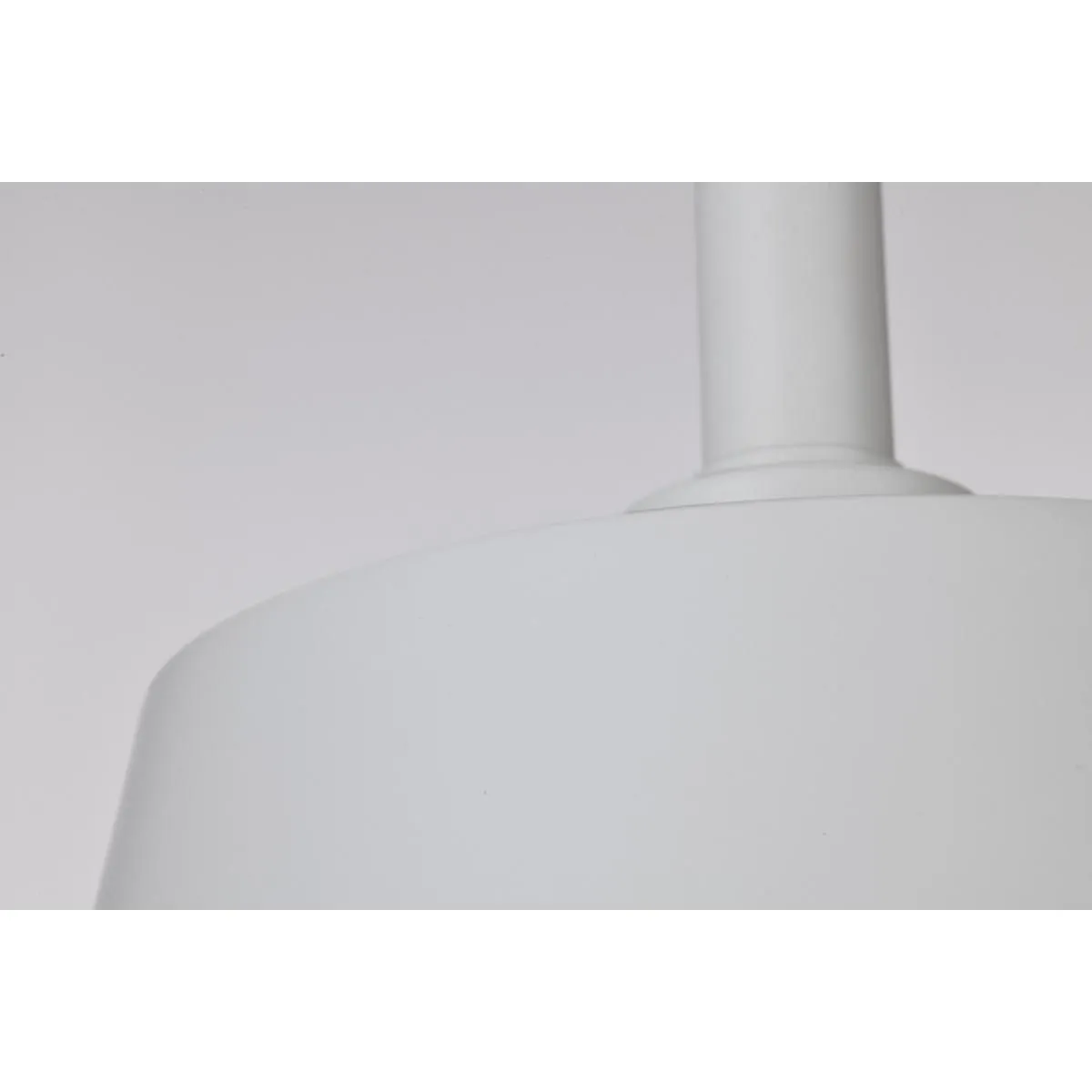 Alexis 11 in. Pendant Light Matte White Finish