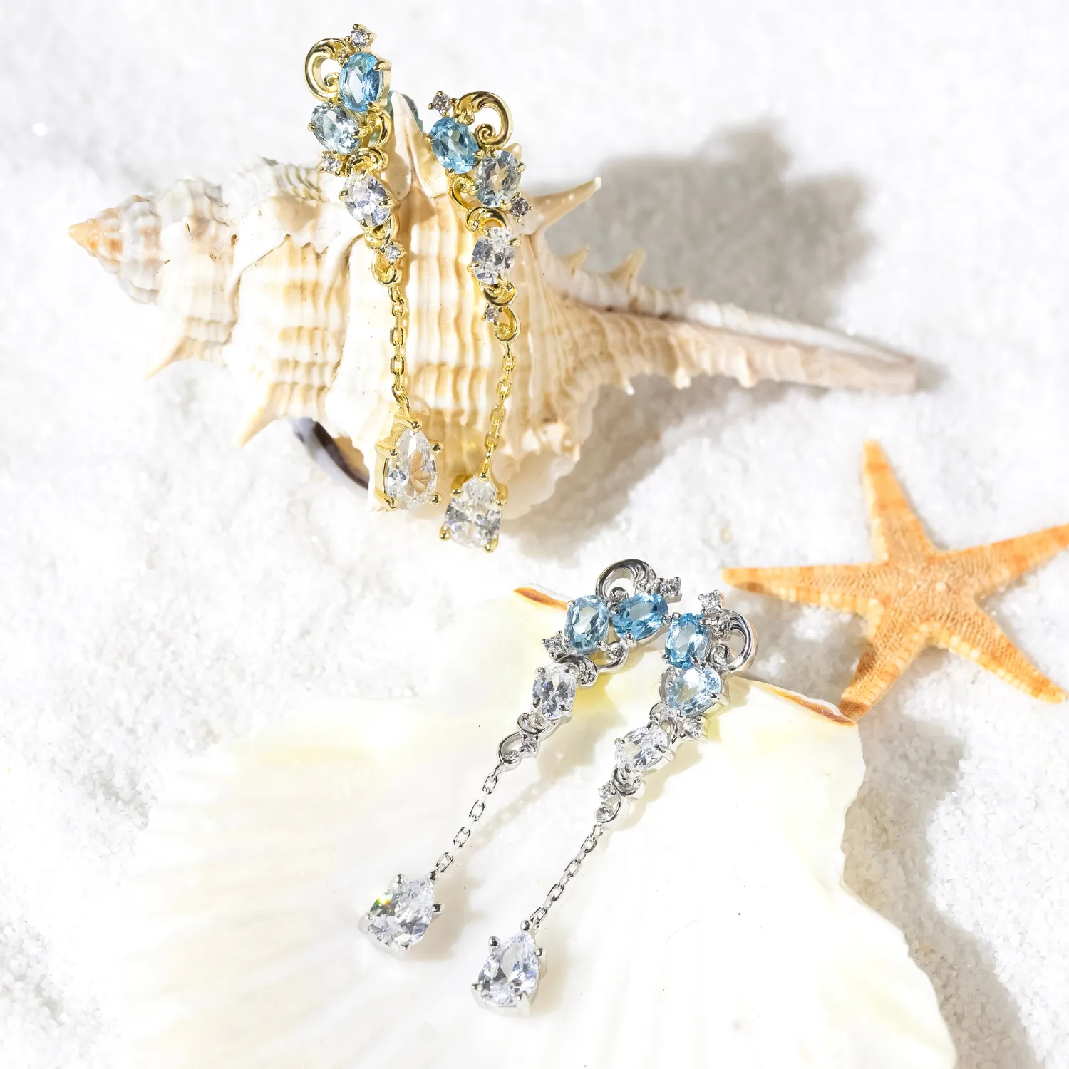 Aqua Radiance Earrings