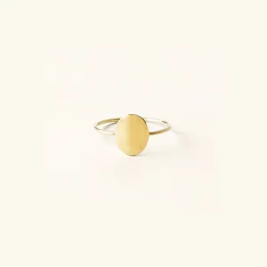 Aria Minimalist Gold Ring