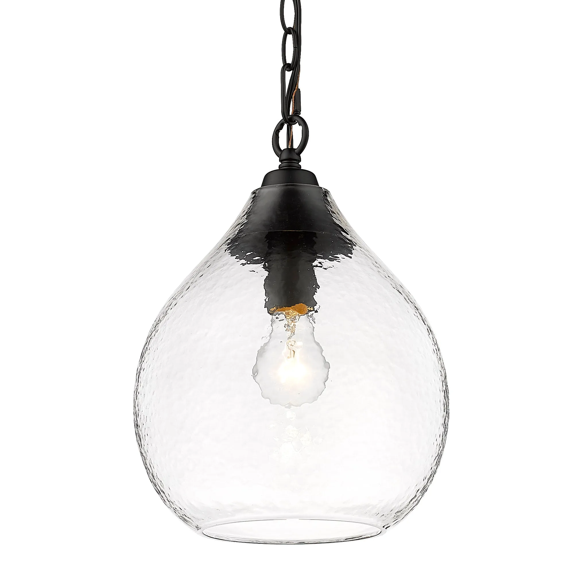 Ariella Small Pendant in Matte Black