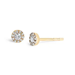 AUDREY BRILLIANT CUT DIAMOND EARRINGS