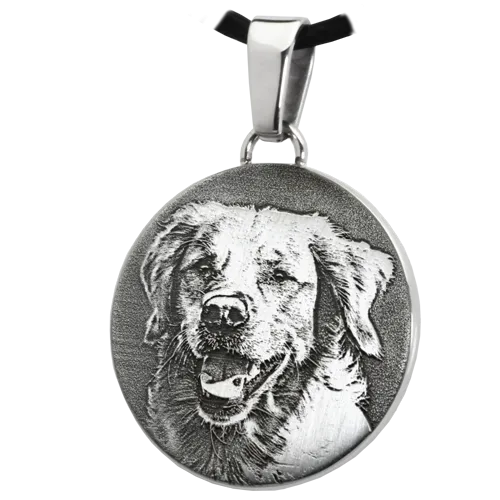 B&B 3D Photo Round Pendant