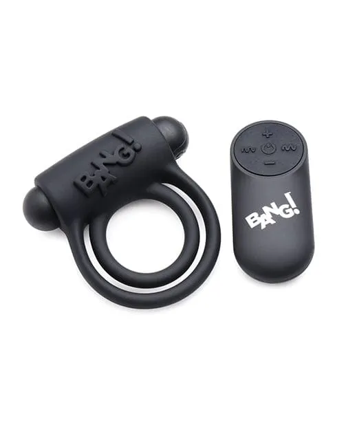 Bang! Vibrating Cock Ring & Bullet with Remote Control