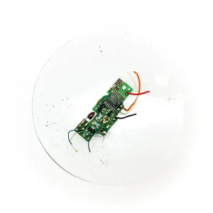 CKT-S-003 | Parabola Brooch | Printer Circuit