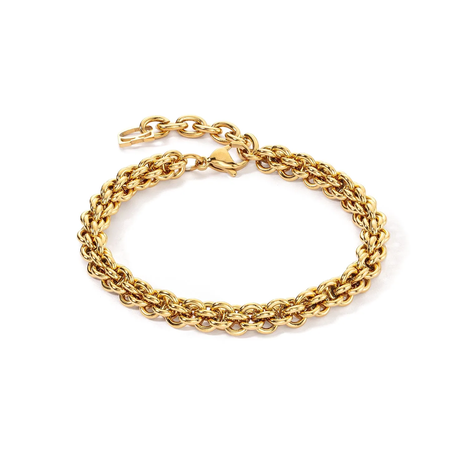 Coeur De Lion Gold Mesh Chain Bracelet