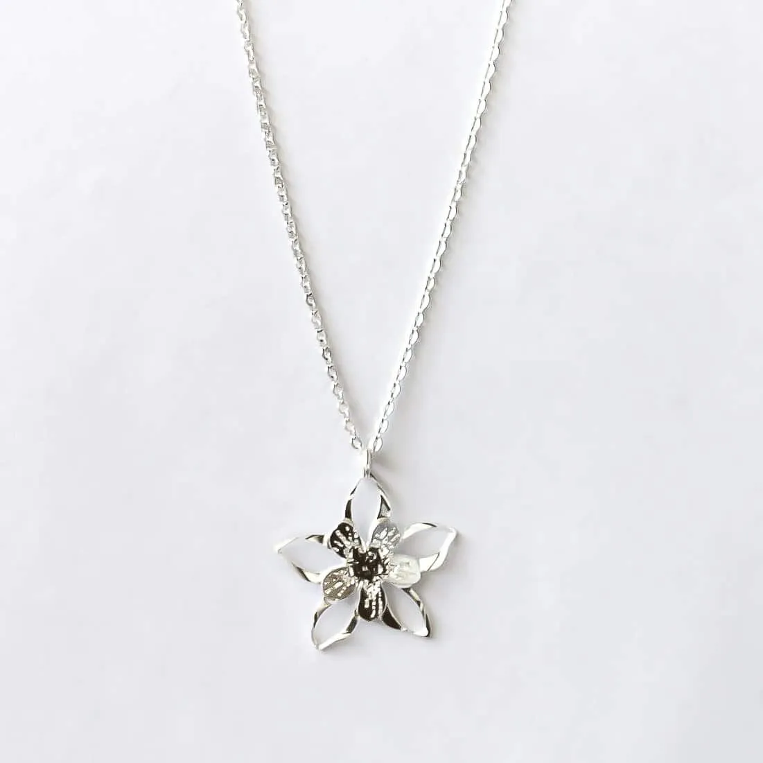 Columbine Flower Necklace