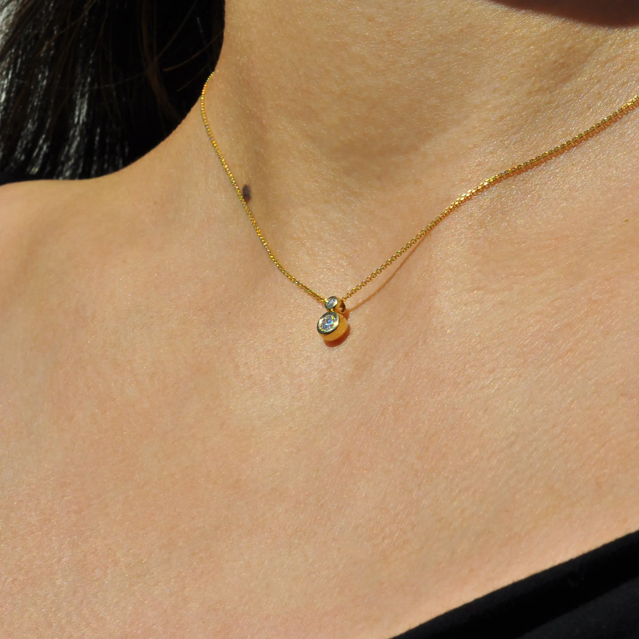 Dewdrop Gemstone Necklace