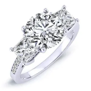 Dietes - GIA Natural Round Diamond Engagement Ring