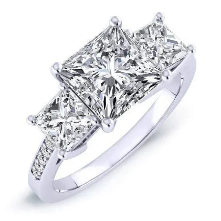 Dietes - Princess Lab Diamond Engagement Ring (IGI Certified)