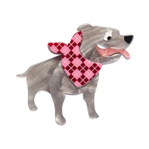 Dog Minis Collection Staffy Stan Brooch