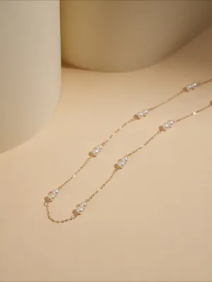 Embellished Series Double Bead Choker Necklace