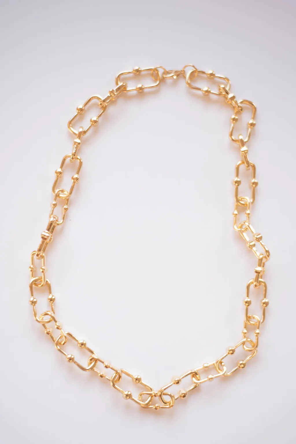 Gold Chunky Chain Necklace