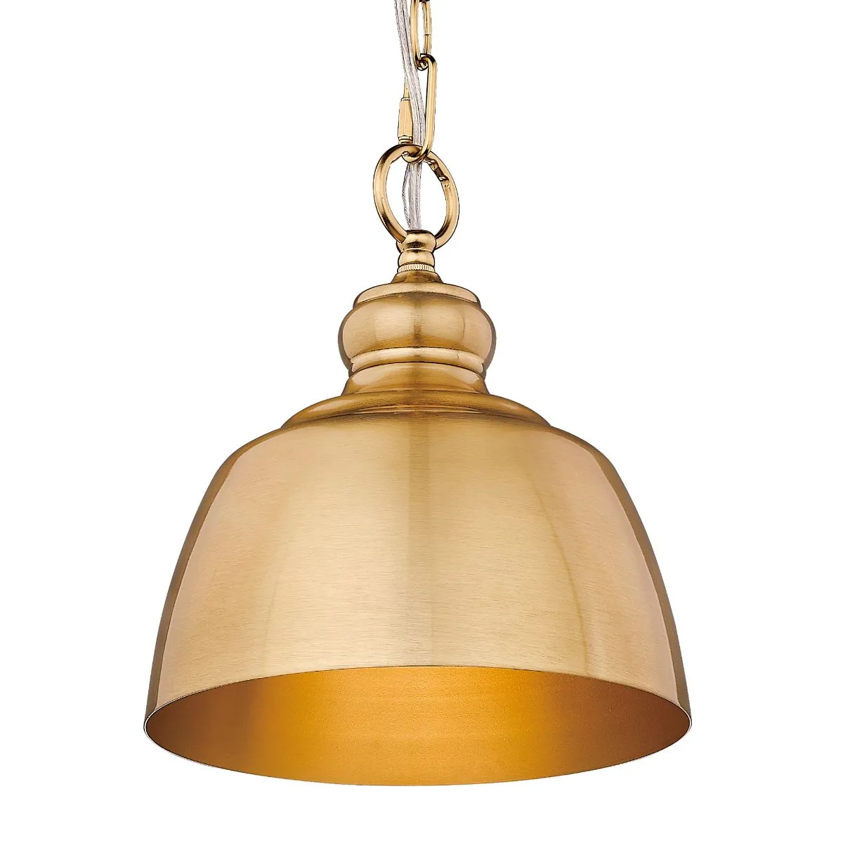 Holmes 9 in. Pendant Light Gold Finish