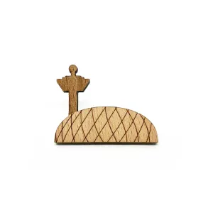 Jewel Changi Airport Wooden Brooch Pin