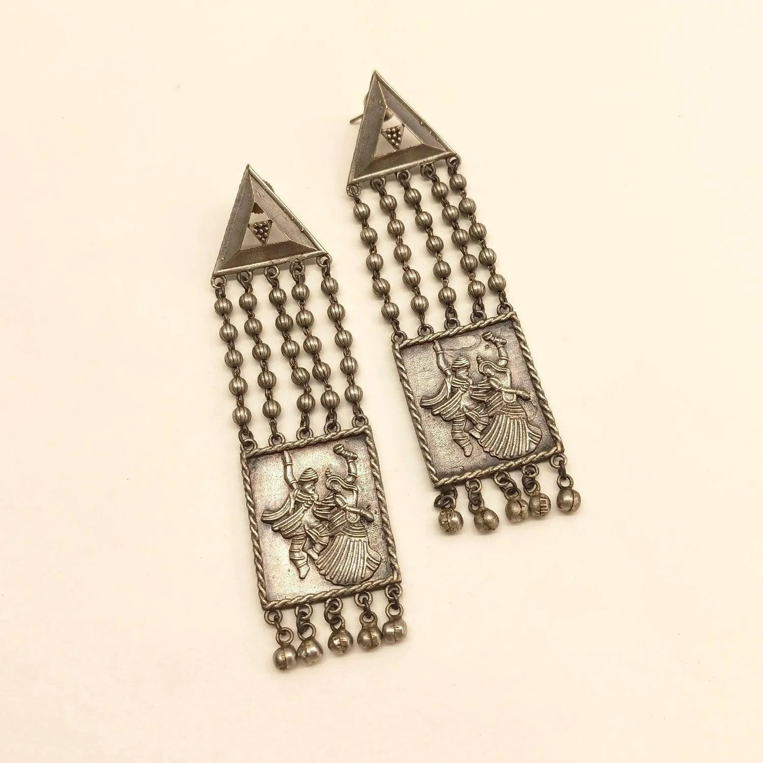 Kusha Garba Oxidized Earrings