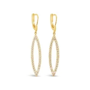 Le Vian 14K Honey Gold Diamond Dangle Earrings