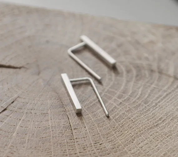 Line pendants earrings N°1