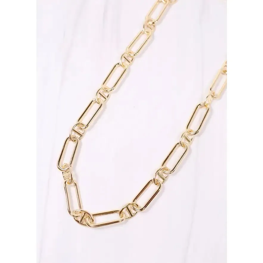 Loew Link Necklace Gold