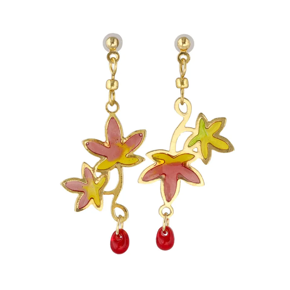 Momiji Twig Drop Earrings