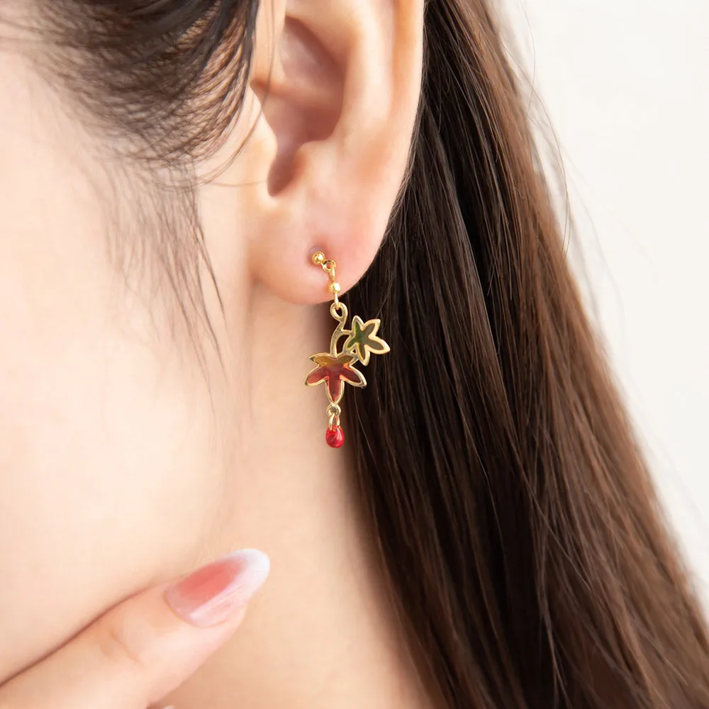 Momiji Twig Drop Earrings