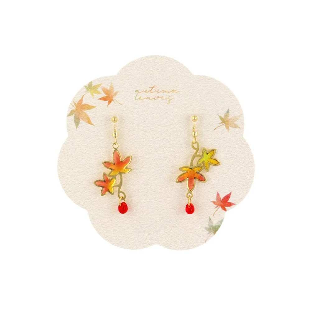 Momiji Twig Drop Earrings