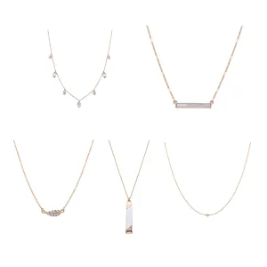 Mother of Pearl Themed Necklace Set