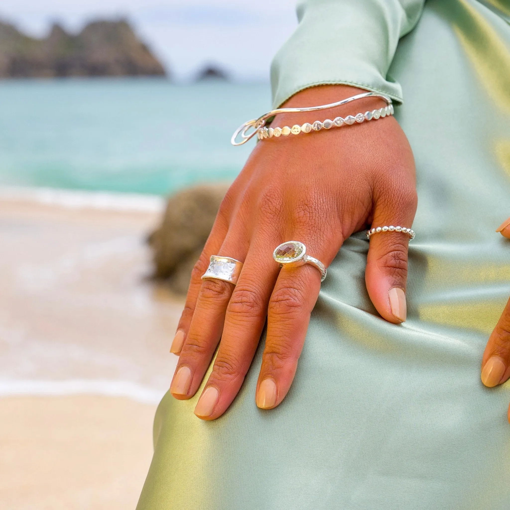 Ocean Soul Quartz Ring