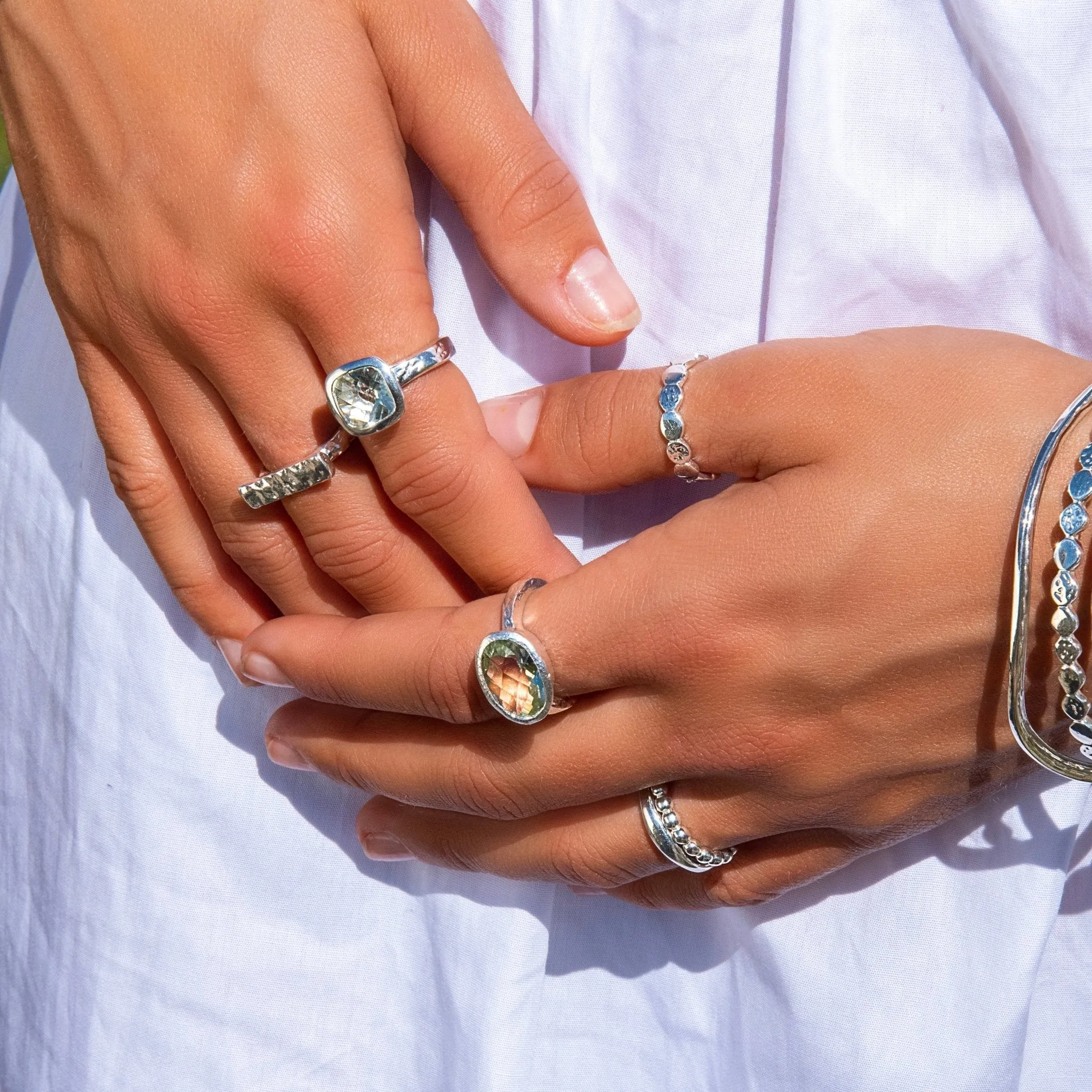 Ocean Soul Quartz Ring