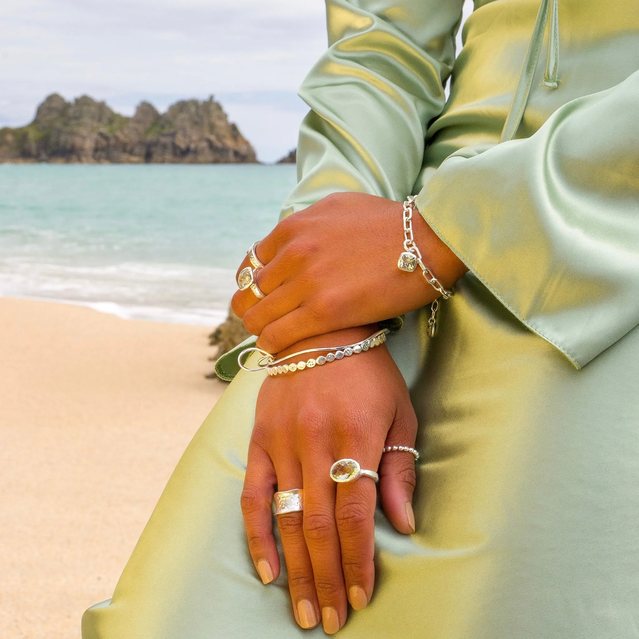 Ocean Soul Quartz Ring