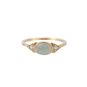 Opal Long Spear Ring