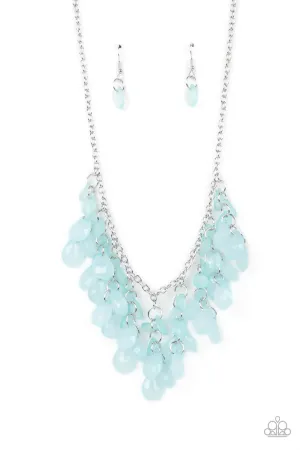 Paparazzi Necklace ~ Crystal Cabaret - Blue