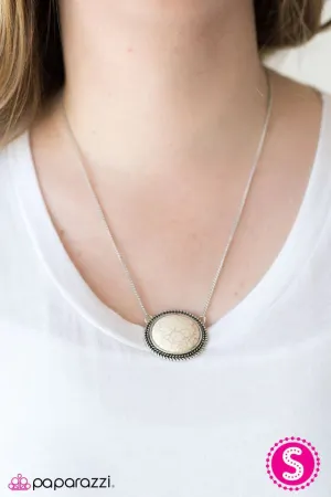 Paparazzi Necklace ~ Oh My Oasis - White