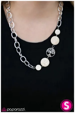 Paparazzi Necklace ~ Pure Country - White