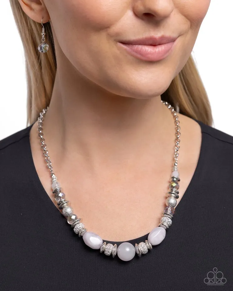 Paparazzi Necklace ~ Refined Redux - Silver