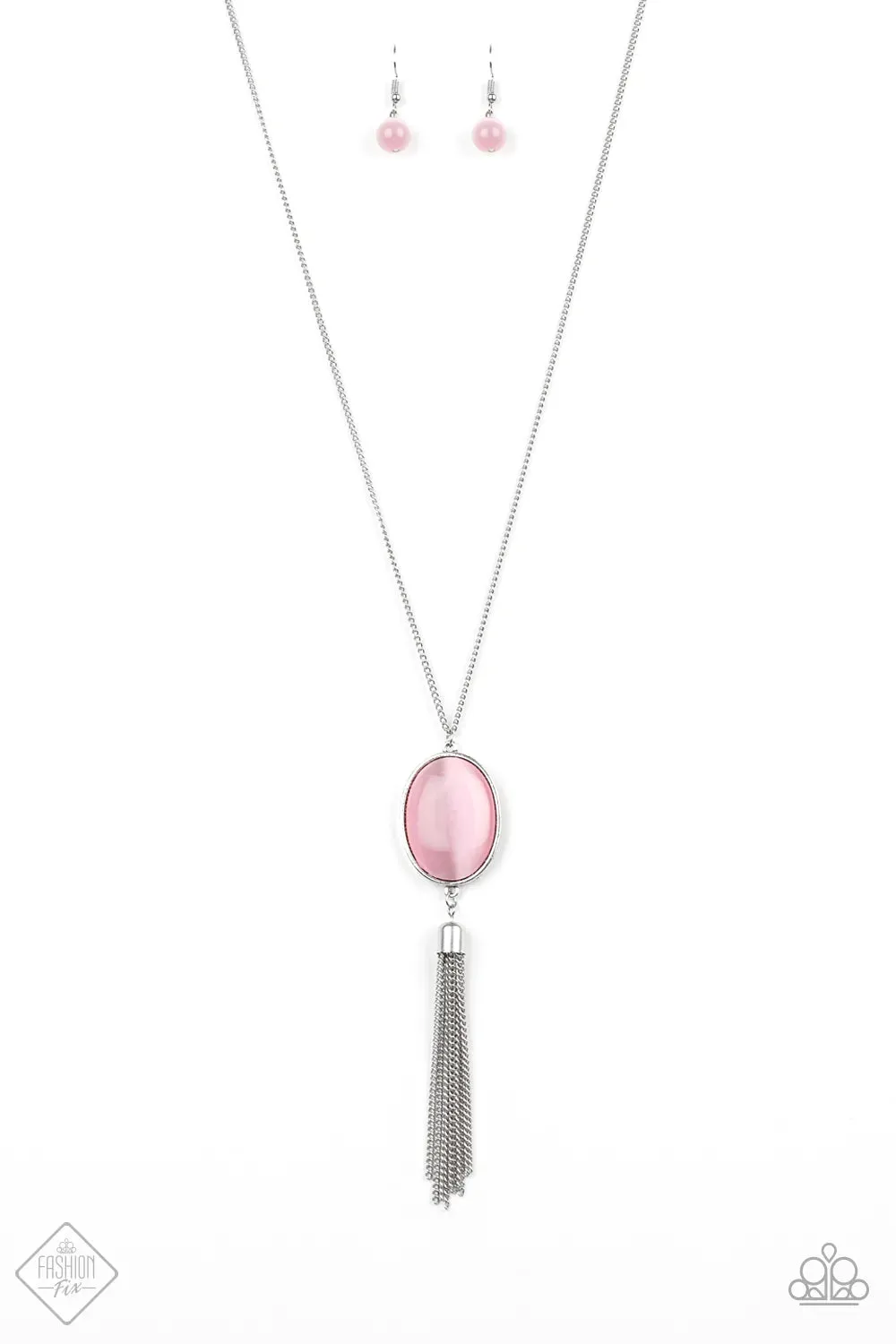 Paparazzi Necklace ~ Tasseled Tranquility  - Pink