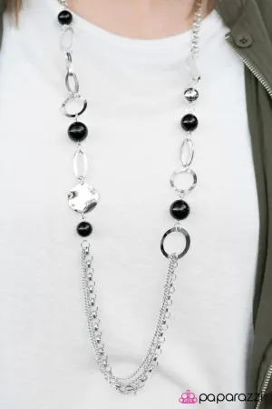 Paparazzi Necklace ~ The Big Time - Black