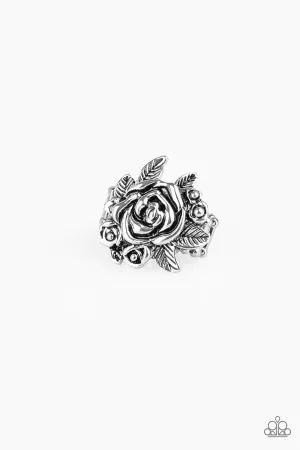 Paparazzi Ring ~ Bouquet Bonanza - Silver