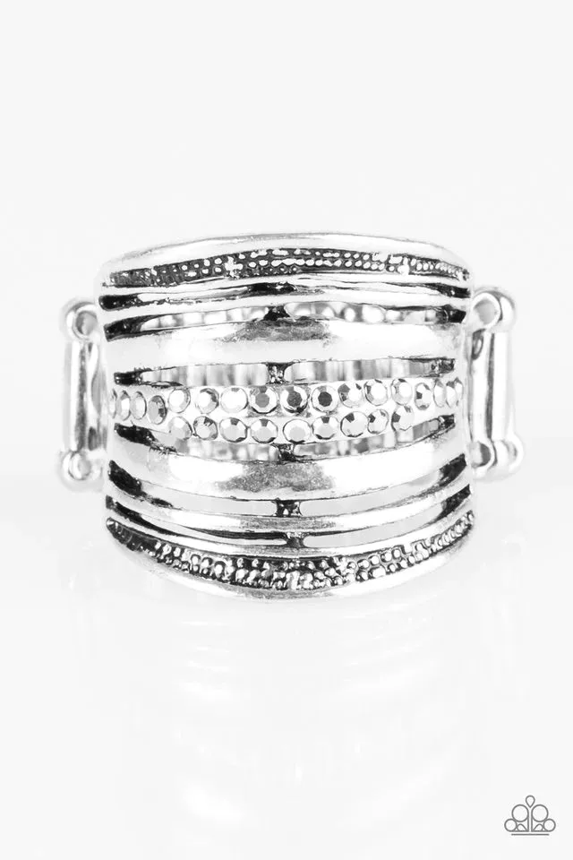 Paparazzi Ring ~ Paramount Shimmer - Silver