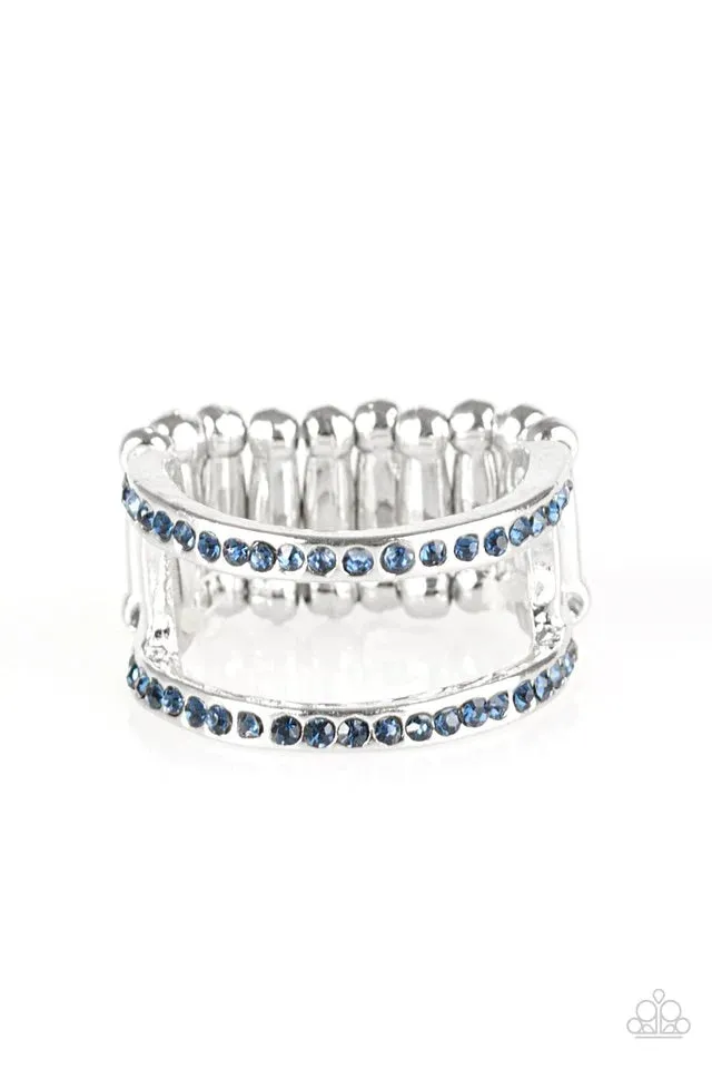 Paparazzi Ring ~ Surrender The Sparkle - Blue