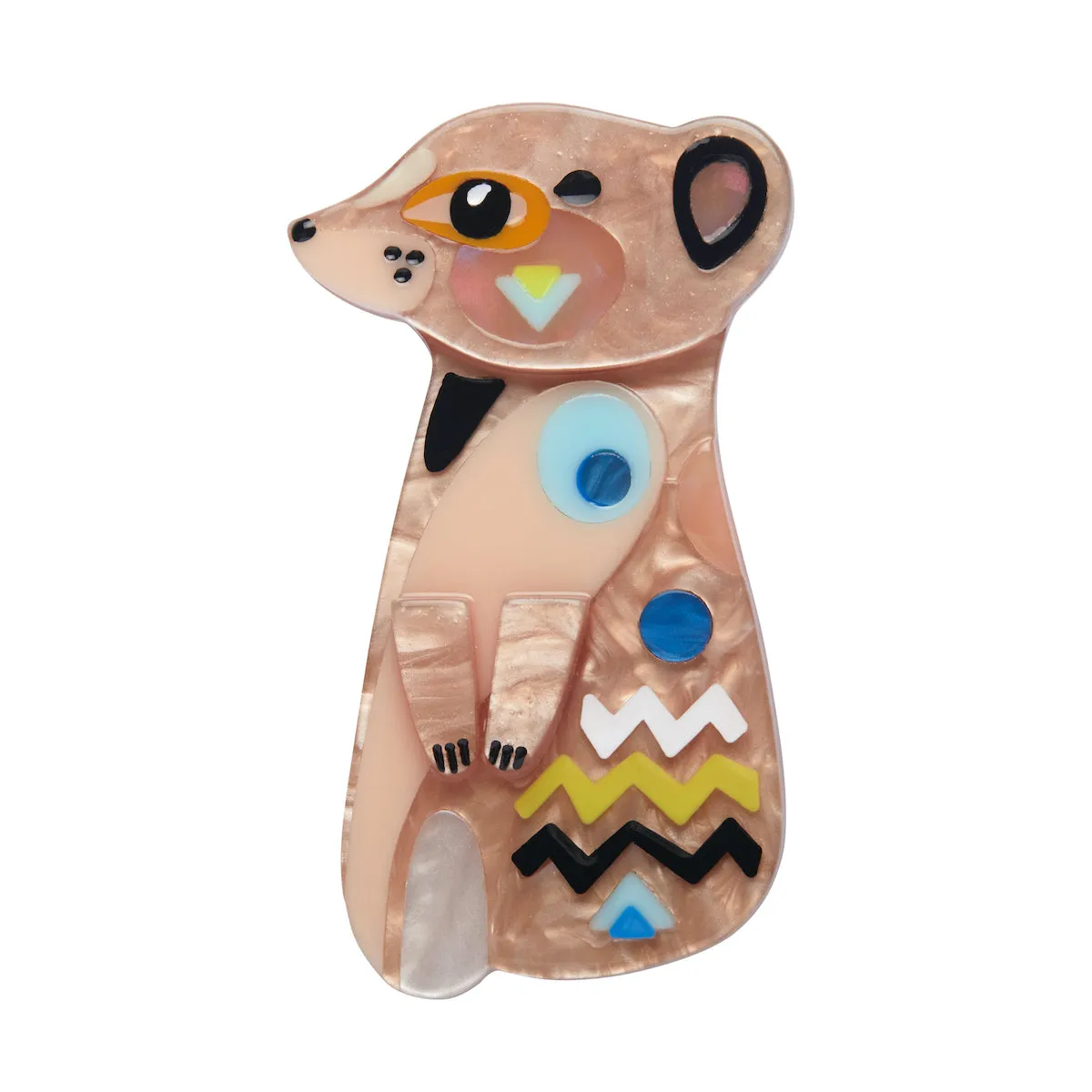 Pete Cromer The Masterful Meerkat Brooch