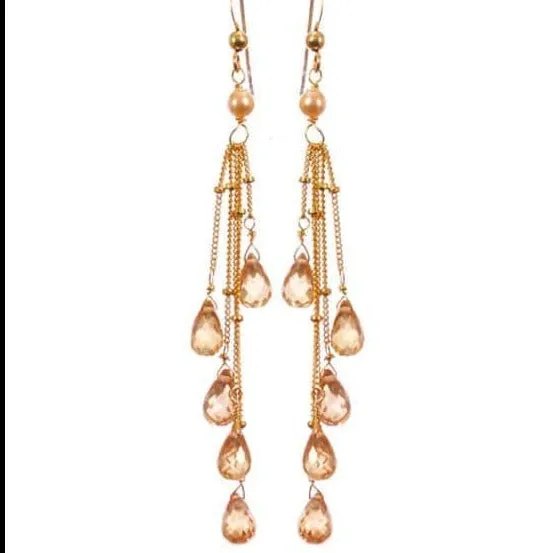 Rain Five Strand Earrings