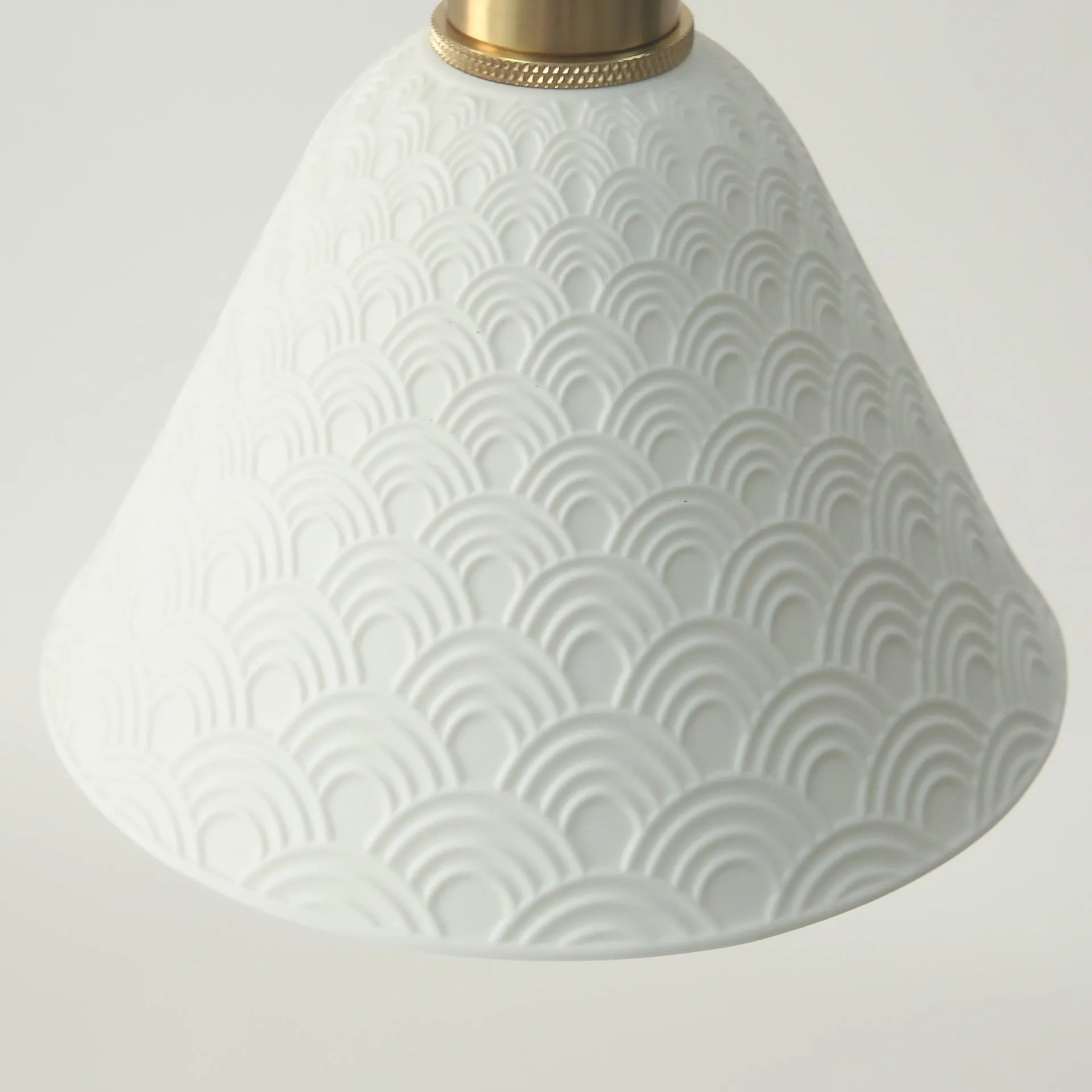 Seigaiha Japanese Wave Ceramic Pendant Light