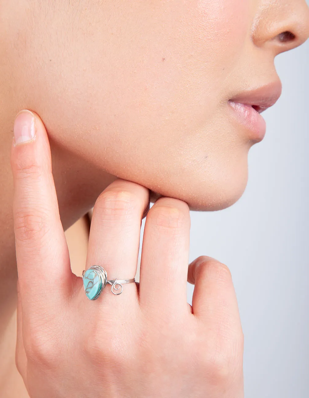 Semi-Precious Turquoise Ring