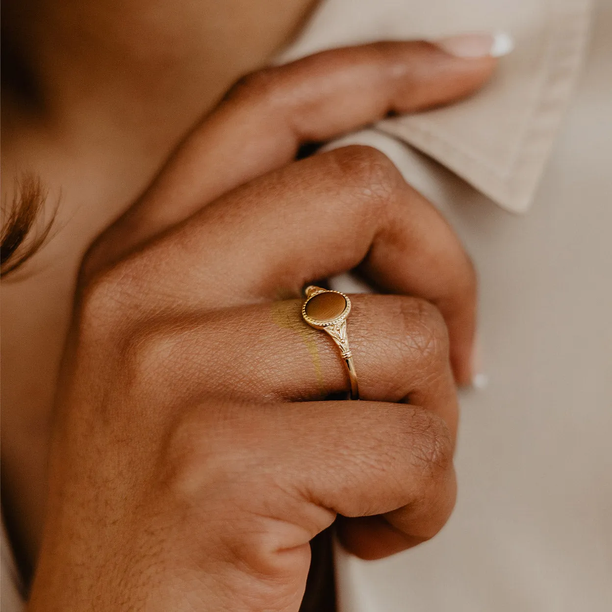 Sierra Signet Ring