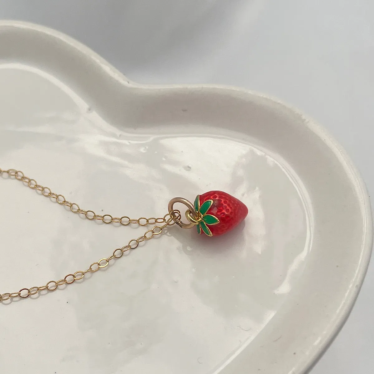 Sweet Treat Fruit Charm Necklace