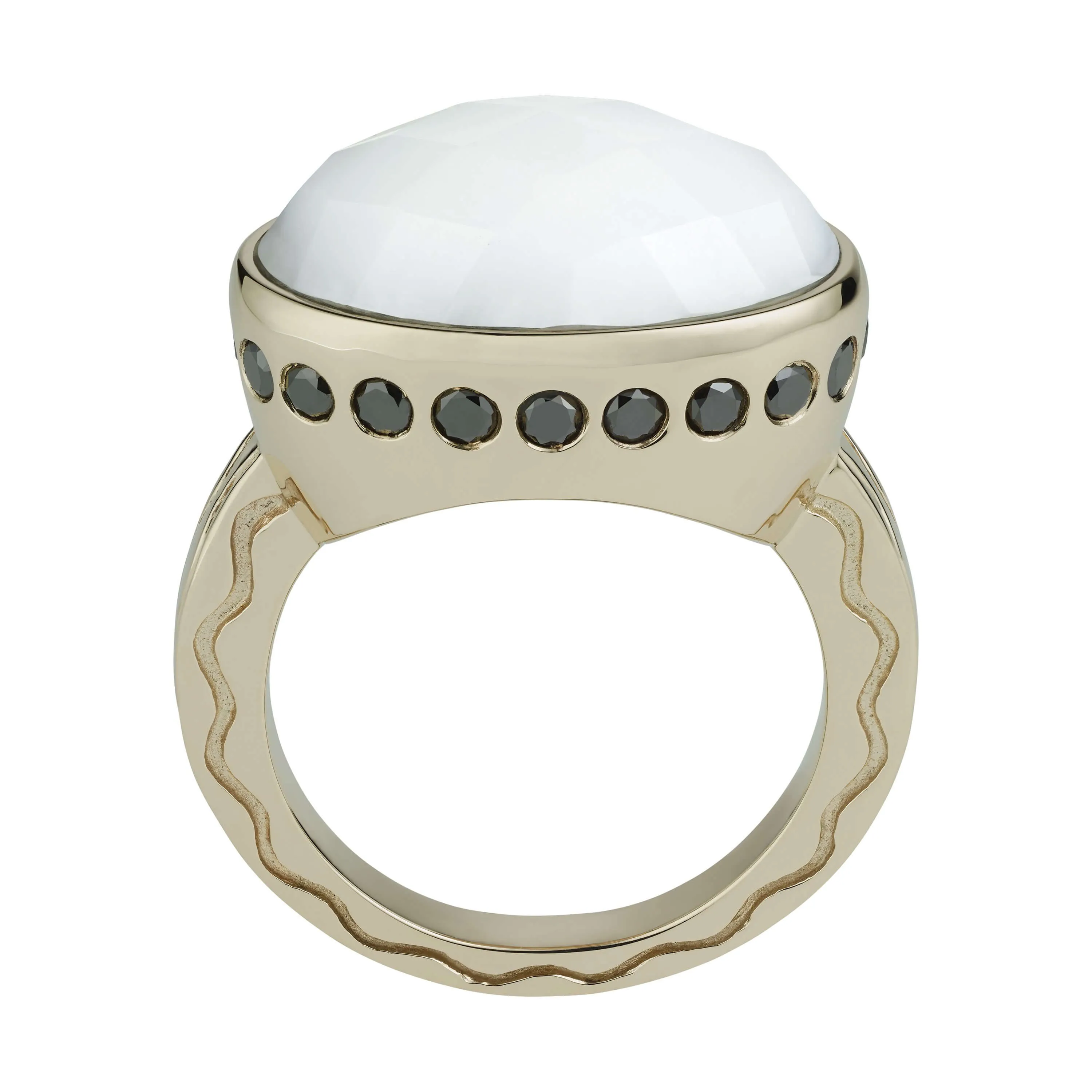 Talas White Opal Ring