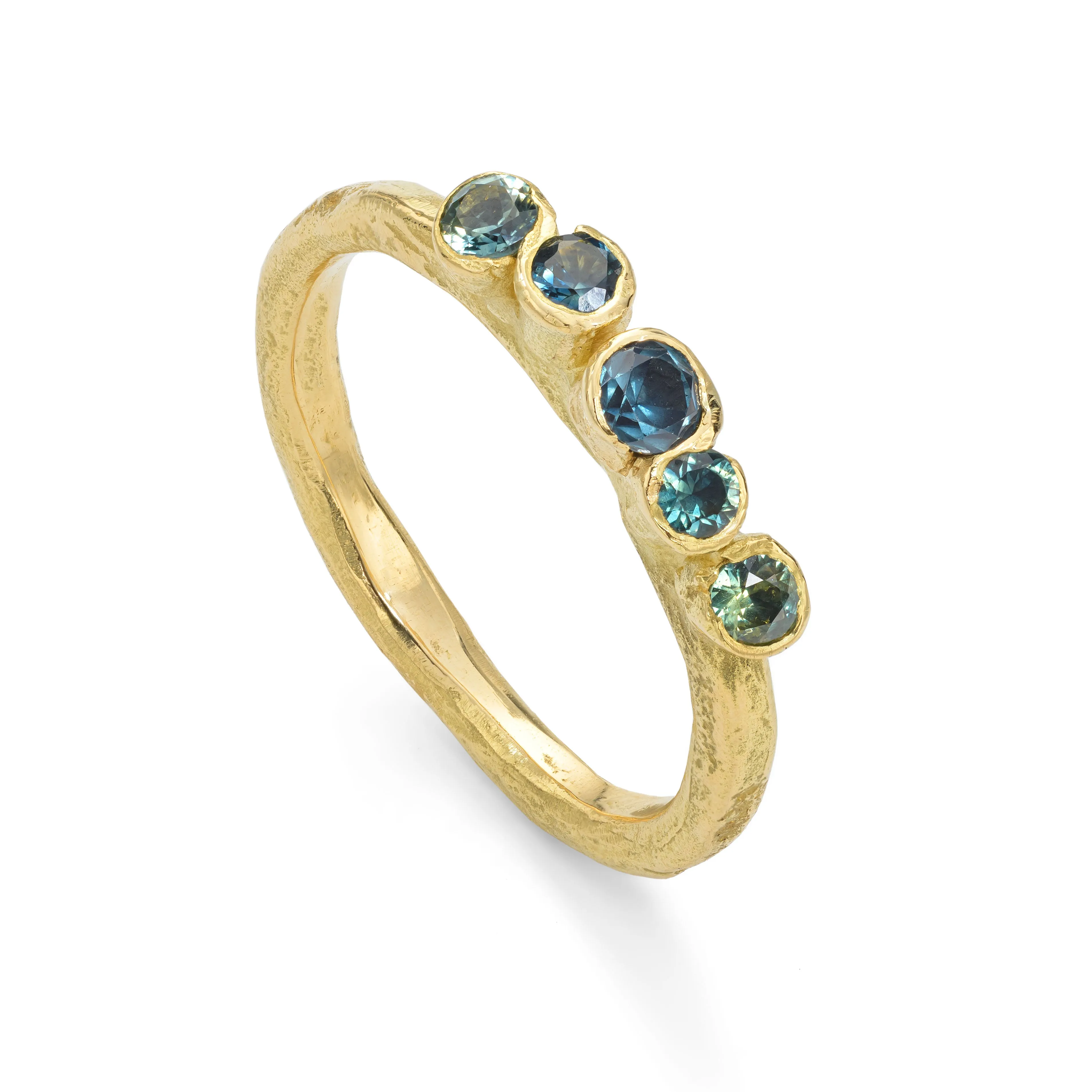 Teal Tide Porphyra Ring