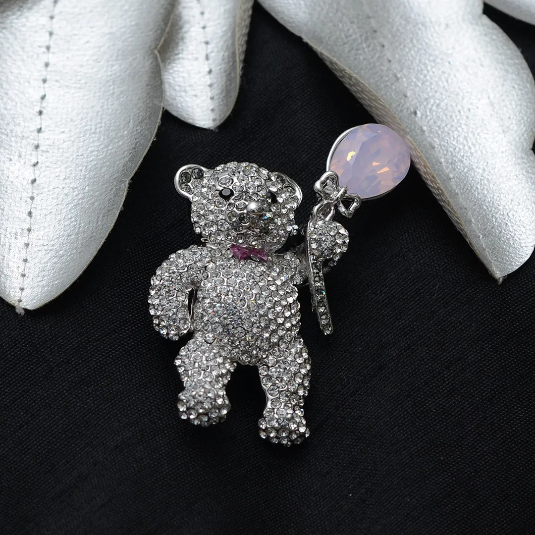 Teddy Stone Studded Brooch