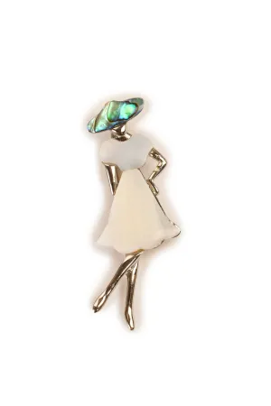 The Elegant Lady Womanhood Brooch